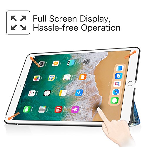 Fintie iPad Pro 10.5 Zoll Hülle – Ultra Schlank Superleicht Ständer Slim Shell Case Cover Schutzhülle Tasche mit Auto Schlaf / Wach Funktion für Apple iPad Pro 10,5″ Zoll Display 2017 Neue Modell, Sternennacht - 7