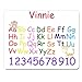 Produktbild VINNIE – personalisierbar Kids Alphabet und Zahlen Educational Premium Mauspad (5 Dick).