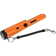 DAUB Metal Detector Pinpointer, 360 Degrees Detection Vibration Sound Indication Low Light LED Pinpointing Finder Waterproof ABS Shell Impact Resistant Handheld Pin Pointer Wand (Orange)