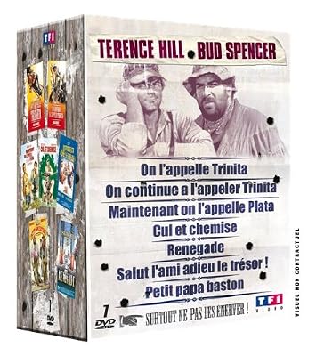 Gie Sphe-Tf1 Terence Hill & Bud Spencer - Coffret - On l'appelle Trinita + On continue à l'appeler Trinita + Maintenant on l'appelle Plata + Cul et chemise + Renegade + Salut l'ami, adieu le trésor + Petit papa baston