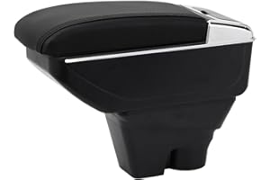 YJYWZH Compatible with Citroen C3 Accoudoir 2017-2023 noir Pièces de rénovation Interieure la boîte de rangement centrale