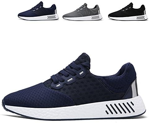 FJSENMEILE Running Walking Trainers Sport Lace up Gym shoes