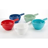 Orret Home 2 Katlı Saplı Plastik S&uuml;zge&ccedil; Alt Hazneli Makarna S&uuml;zgeci Meyve Sebze Yıkama S&uuml;zgeci Hazneli Pratik Mutfak S&uuml;zgeci 