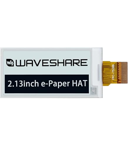 Waveshare 7.5inch E-Paper Raw Display Panel (B) 800x480 Resolution E-Ink Electronic Paper Screen Without PCB Support Red Black and White Three-Color and White SPI Interface Waveshare 7.5inch E-Paper Raw Display Panel (B) 800x480 Resolution E-Ink Electronic Paper Screen Without PCB Support Red Black and White Three-Color and White SPI Interface