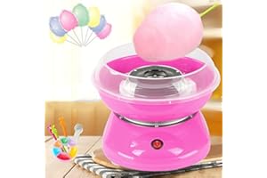 POPSPARKK Machine barbe à Papa Cotton Candy Appareil pour Maison 450W Taille:27x26x18cm (rose)