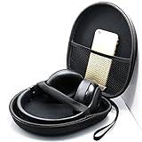 Material: Nylon und Samt The Best Kingdom Kopfhörer Tasche für on Ear/Over Ear Headset, Ohrhörer Schutzhüllen Case, 21 x 18.5 x 6cm, schwarz
