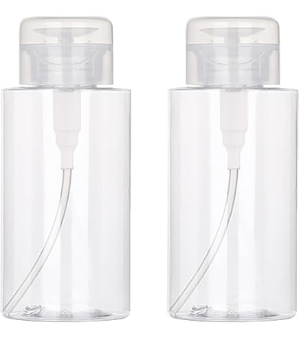 Sonew 150 Ml Pumpflasche Aus Glas – Für Nagellack, Alkohol, Flüssigkeiten, Mit Metallpumpe
