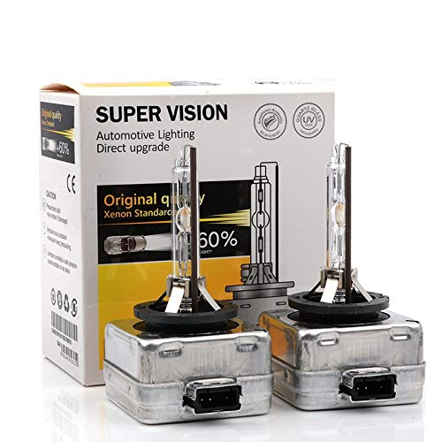 ECTECH - Par de bombillas HID de recambio OEM, xenón, D1S, 12 V, 35 W - 4300K