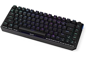 ‎ENDORFY ENDORFY Thock 75% Wireless Black, 75% mechaniczna bezprzewodowa klawiatura dla graczy, QWERTY, przełączniki Kailh Box Black, RGB, PBT Keycaps | EY5A074