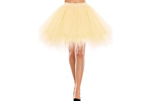 Bbonlinedress Faldas Tul Mujer Enaguas Cortas Tutus Ballet Mini para Vestidos
