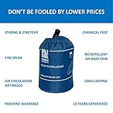 PREMIUM KINDERWAGEN MÜCKENNETZ von EVEN Naturals, Moskitonetz passt auf die meisten Kinderwägen, Babytragen, Autositze & Wiegen, Geschenktasche & eBook, Weicher Beständiger Fliegenschutz, 100% Zufriedenheitsgarantie - 7