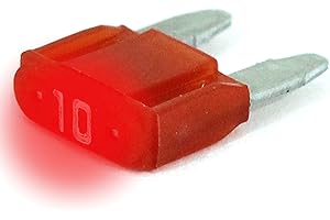 KFZ-AUTOTEILE EXPRESS LED-Status Mini KFZ Auto Sicherungen Flachsicherungen, TFNL0, Set, 3A 5A 7,5A 10A 15A 20A 25A 30A, Stromstärke:10A Ampere