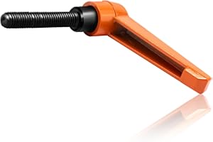 HAIMAYEE Poignée à Levier de Serrage Réglable,M8 Poignée de Serrage,Filetage Mâle Poignées Réglables de Machine 40mm