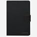 Produktbild iPad Mini 2/3 Canvas Diary Cover [Card slots Wallet ] Silicone soft Case Rexang Magnet buckle Bookstyle with Video Stand Function For Apple IPAD mini (iPad Mini 2/3, Schwarz)