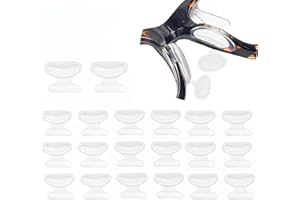 OPUGIT Eyeglass Nose Pads with Airbag, Adhesive Cushioned Butterfly Shape Anti-Slip Glasses Nose Pads for Glasses, Sunglasses and Eyewear,Thickness:2.8mm,Clear