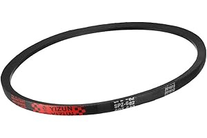 sourcing map Correa Trapezoidal de Accionamiento V, Circunferencia Exterior de 662mm, SPZ662 Modelo, Correa de Transmisión de Goma de Potencia Industrial