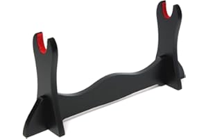 SHULI Schwerthalter Gepolsterter Stoff Schwerthalter aus schwarz lackiertem Wakishita Shiki Tanto Schwertständer-A