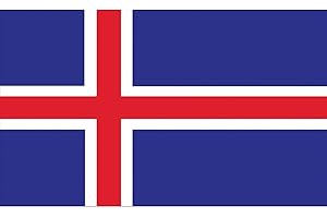 TrendClub100® Drapeaux Island Iceland IS - 150 x 90 cm/90 x 150 cm