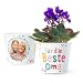 Produktbild Facepot Oma Geschenk - Blumentopf (ø16cm) | Zum Geburtstag, Ostern oder Weihnachten mit Bilderrahmen für Zwei Fotos (10x15cm) Oma