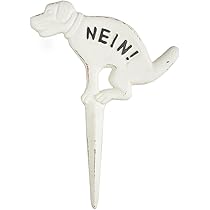 Esschert Design Panneau D'interdiction Aux Déjections Canines En Forme