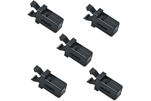 Danlai 5 Stücke Mülleimer Mülleimer Plastikschloss Selbstverriegelungsschalter Ersatz Fang Kompatibel Touch Deckel Fach Reparaturclip