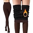 Brachy Women's Footed Length (24 to 40 Waist) Stretchable Women Warm Thick Fur Lined Fleece Winter Thermal Soft Legging Tights Stocking - Slim Fit