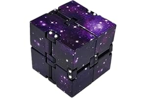 Akemaio Infinity Cube Fidget Toy, Mini Galaxy ABS Infinity Cube para aliviar el estrés Fidget Anti Anxiety Stress para niños Adult EDC Toy
