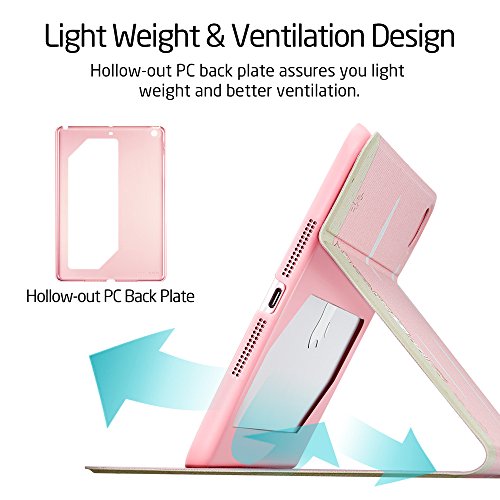 iPad Mini Hülle, ESR® Auto Aufwachen / Schlaf Funktion mit Einstellbaren Winkel Schutzhülle für iPad Mini 3/2/1 ( Illustrator Series _Groß Kumpel) - 7