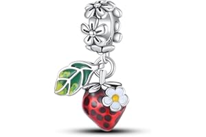 Parmuz 925 Dijes de plata de ley para pulseras y collares Mariposa de cristal Estrella Luna Lindo gato Pulsera de la suerte Amuleto Cuentas regalo Estética Peandant para mujer