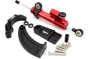 OTILLI Electric scooter Accessories Steering Stabilize Damper kit For Dualtron 3 Thunder 2 V2 EVOLUTION ACHILLEUS VICTOR LUXURY For Dualtron Victor Damper Bracket Kit (Red damper + black bracket)