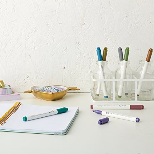 Docrafts Brush Marker Fluid Metallic, verschiedene Farben (8 Stück) - 4