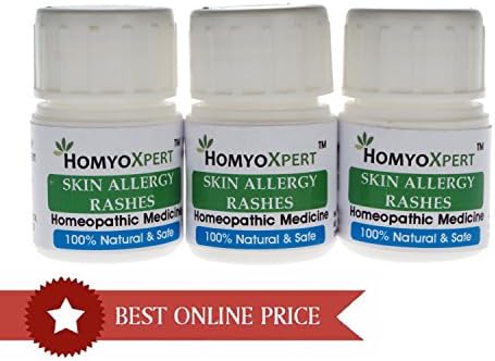 HomyoXpert Skin Allergy (Rashes) Homeopathic Medicine For One Month