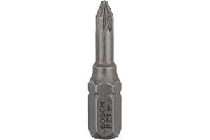 Bosch Accessories Bosch Professional Bit Extra-Hart für Pozidriv-Kreuzschlitzschrauben (PZ1, Länge: 25 mm, 3 Stück)