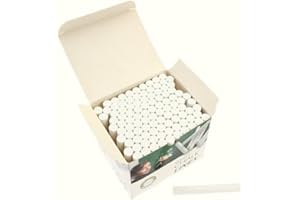 Linex CCCHW100 Tafel-Kreide, rund, 80x10 mm (HxB), staubfrei, weiß, 100 Stück