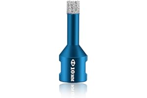 JOISIDE Punte Trapano Diamantate 10mm,Fresa Diamantata M14 Filo per Porcellana Granito Piastrella Marmo Taglio a Secco Diamant Feinsteinzeug