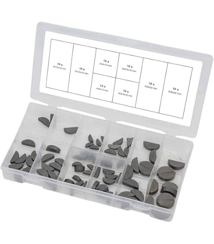 Set Di 100 Chiavi A Mezzaluna In Acciaio - 13 Misure Per Meccanica E Fai Da Te - Foto 3