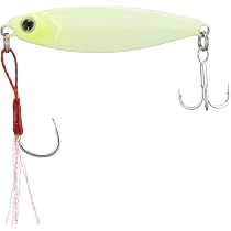 Majorcraft Jigpara Slow 30g Jigging Lure - Oval Shape For Slow Fall & Long Cast, With 3 Assist Hooks - Model JPSLOW-30030ZEBRAIWASHI
