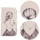 Lankashi PU Flip Leder Tasche Hülle Case Cover Schutz Handy Etui Skin Für Blackberry DTEK 50 5.2