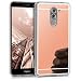 Produktbild kwmobile Hülle für Huawei Honor 6X/GR5 (2017)/Mate 9 Lite - TPU Silikon Backcover Case Handy Schutzhülle - Cover Rosegold spiegelnd