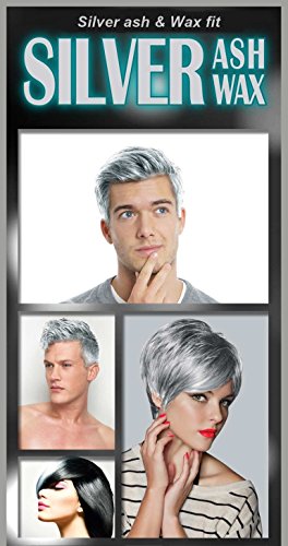 Benezyme Silber Grau Haar Wachs 100g -Styling Haar Wachs Matte für Männer Frauen -Temporary Grau Haarfarbe -Looks Esche Silber & Weiß -Non klebrig & Angenehmes Duft & Waschen leicht aus - 3