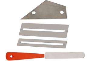 DEMERAS Lime de frette de guitare + règle de nivellement des frettes + tampon de polissage des frettes (argent),accessoires de jeu