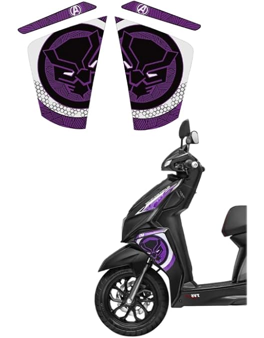 Grayfixx Black Panther Side Panel Wall Self-Adhesive Sticker For