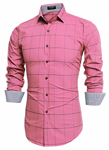 Preisvergleich Produktbild Coofandy Herren Hemden Business S-XXXL