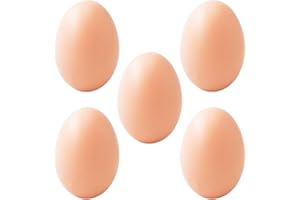 TPZORJX 5 Pezzi Uova Finte in Silicone, Uova Artificiali, Uova Finte di Simulazione, Uova di Deposizione, Pollame, Uova Nido, Uova Graffiti Dipinte Fai Da Te, Pasqua