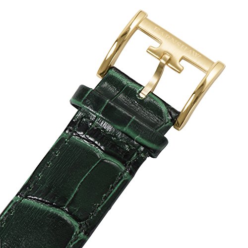 Thomas Earnshaw Armagh Men's Automatic Watch with Green Dial Analogue Display with Green Leather Strap ES-8038-06