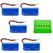 Produktbild Mondpalast @ Lipo Batterie Akku 3,7V 500mAh x5 + 6-in-1 Ladegerät für RC Quadcopter F180C JJRC H37 H6D H6C H31 Hubsan X4 H107C H107D H107L H107P H108 JXD392 388 Wltoys V939 V252 UDI U816A Walkera Super Mini Genius CP FPV Drone