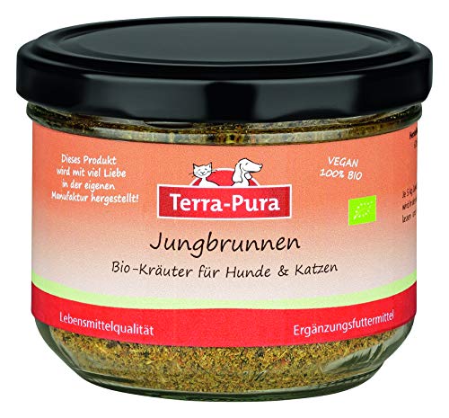 Terra Pura Bio Hierbas Hierbas Mezcla para Perros Fuente de la Juventud para Personas Mayores Antiguos Perros