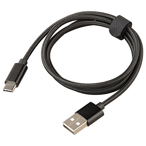 Onoper USB 3.1 Type C Kabel Geflochtene Ladekabel Datenkabel für LG G5 / Lite / G5 SE, Google Nexus 5X, Microsoft Lumia 950 / 950XL, Huawei P9 / plus , Nexus 6p, Oneplus 2, HTC 10, Nokia N1 Tablet (1M Schwarz) - 2