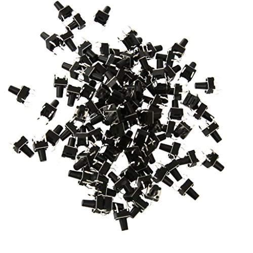 100pcs Tactile Push Button Switch Taktschalter Micro Switch 6x6x9mm