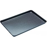 MasterClass Crusty Bake, Baking Tray with PTFE, PFOA and BPA Free Non Stick, Robust 1mm Thick Carbon Steel, Cookie Sheet, Per